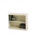Tennsco TNNB30PY Metal Bookcase, Two-Shelf, 34-1/2w x 13-1/2d x 28h, Putty