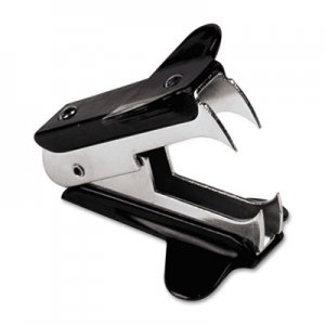 Universal UNV00700 Jaw Style Staple Remover, Black