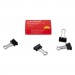 Universal UNV10200 Binder Clips, Small, Black/Silver, Dozen