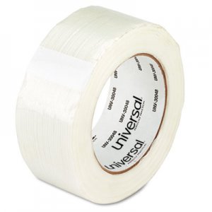 Universal UNV30048 120# Utility Grade Filament Tape, 3" Core, 48 mm x 54.8 m, Clear