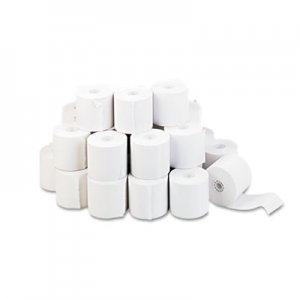 Universal UNV35710 Impact and Inkjet Print Bond Paper Rolls, 0.5" Core, 2.25" x 150 ft, White, 100/Carton