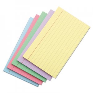 Universal UNV47216 Index Cards, 3 x 5, Blue/Violet/Green/Cherry/Canary, 100/Pack
