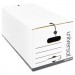 Universal UNV75120 Economical Easy Assembly Storage Files, Letter Files, White, 12/Carton