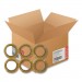 Universal UNV99000 Heavy-Duty Box Sealing Tape, 3" Core, 1.88" x 54.6 yds, Clear, 36/Box