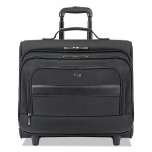 Solo USLB644 Classic Rolling Overnighter Case, 15.6", 16 7/50" x 6 69/100" x 13 39/50", Black