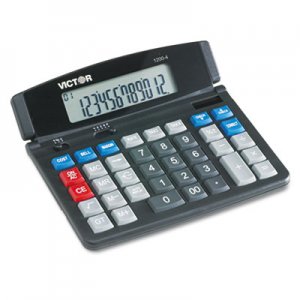 Victor VCT12004 1200-4 Business Desktop Calculator, 12-Digit LCD