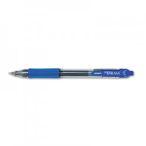 Zebra 46820 Sarasa Retractable Gel Pen, Blue Ink, Medium, Dozen