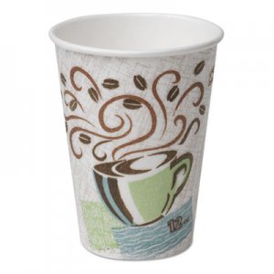 Dixie DXE5338CDPK PerfecTouch Hot Cups, Paper, 8oz, Coffee Dreams Design, 50/Pack