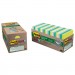 Post-it Notes Super Sticky MMM65424SSTCP Recycled Notes in Bora Bora Colors, 3 x 3, 70/Pad, 24 Pads/Pack