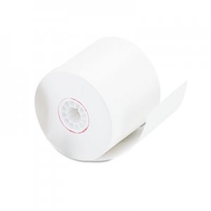 Universal UNV35705RL Impact and Inkjet Print Bond Paper Rolls, 0.5" Core, 2.25" x 128 ft, White, 100/Carton