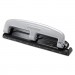 PaperPro 2101 inPRESS Three-Hole Punch, 12-Sheet Capacity, Black/Gray