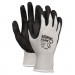 Memphis 9673L Economy Foam Nitrile Gloves, Large, Gray/Black, 12 Pairs