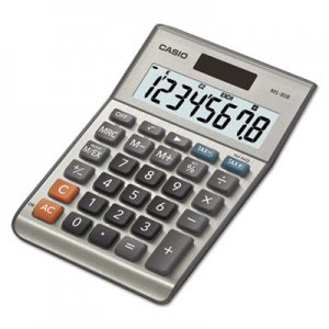 Casio CSOMS80B MS-80B Tax and Currency Calculator, 8-Digit LCD