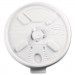 Dart DCC10FTL Lift N' Lock Plastic Hot Cup Lids, Fits 10oz Cups, White, 1000/Carton