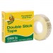 Duck 1081698 Permanent Double-Stick Tape, 1/2" x 900", 1" Core, Clear