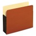 Pendaflex PFX63264 File Pocket w/ Tyvek, 3.5" Expansion, Letter Size, Redrope, 10/Box