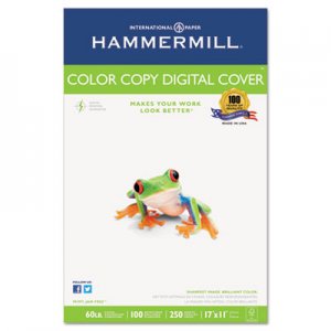Hammermill HAM122556 Copier Digital Cover Stock, 60 lbs., 17 x 11, Photo White, 250 Sheets