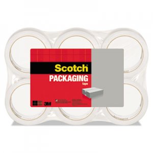 Scotch MMM33506 3350 General Purpose Packaging Tape, 3" Core, 1.88" x 54.6 yds, Clear, 6/Pack