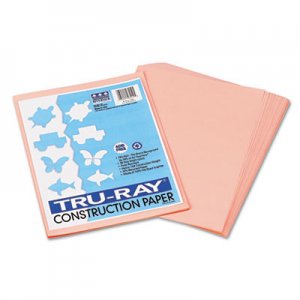 Pacon PAC103010 Tru-Ray Construction Paper, 76 lbs., 9 x 12, Salmon, 50 Sheets/Pack
