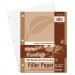 Pacon 3203 Ecology Filler Paper, 8 x 10-1/2, Wide Ruled, 3-Hole Punch, White, 150 Sheets/PK