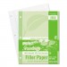 Pacon 3202 Ecology Filler Paper, 8-1/2 x 11, College Ruled, 3-Hole Punch, WE, 150 Sheets/PK