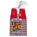 Hefty RFPC20950 Easy Grip Disposable Plastic Party Cups, 9 oz, Red, 50/Pack