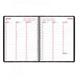 Brownline REDCB950BLK Essential Collection Weekly Appointment Book, 11 x 8-1/2, Black, 2016