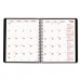 Brownline REDCB1200BLK Essential Collection 14-Month Ruled Planner, 8-7/8 x 7-1/8, Black, 2016