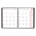 Brownline REDCB1262BLK Essential Collection 14-Month Ruled Planner, 11 x 8-1/2, Black, 2016