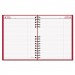 Brownline REDC550CRED CoilPRO Daily Planner, Ruled, 1 Page/Day, 7-7/8 x 10, Red, 2016