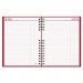 Brownline REDC550CRED CoilPRO Daily Planner, Ruled, 1 Page/Day, 7-7/8 x 10, Red, 2016