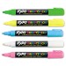 EXPO 14075 Bright Sticks Wet-Erase Fluorescent Marker Set, Bullet Tip, Assorted