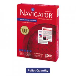 Navigator SNANMP1120PLT Premium Multipurpose Copy Paper, 97 Bright, 20 lb, 8.5 x 11, White, 500 Sheets/Ream, 10 Reams