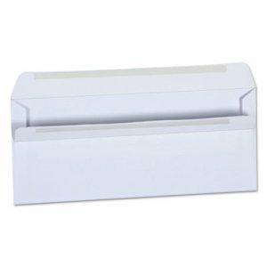 Universal UNV36100 Self-Seal Business Envelope, #10, Square Flap, Self-Adhesive Closure, 4.13 x 9.5, White, 500/Box
