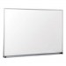 Universal UNV43624 Dry Erase Board, Melamine, 48 x 36, Satin-Finished Aluminum Frame