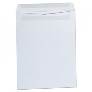 Universal UNV42102 Self-Stick Open-End Catalog Envelope, #13 1/2, Square Flap, Self-Adhesive Closure, 10 x 13, White