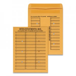Universal UNV63570 Deluxe Interoffice Press and Seal Envelopes, #97, Two-Sided Three-Column Format, 10 x 13, Brown Kraft, 100