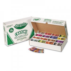 Crayola CYO528016 Classpack Regular Crayons, 16 Colors, 800/BX