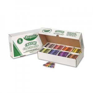 Crayola CYO528008 Classpack Regular Crayons, 8 Colors, 800/BX