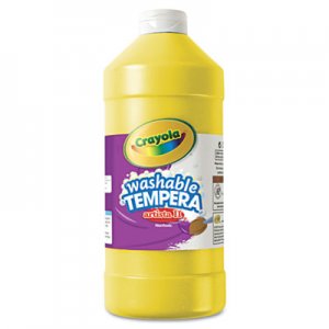 Crayola CYO543132034 Artista II Washable Tempera Paint, Yellow, 32 oz