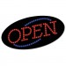 COSCO COS098099 LED OPEN Sign, 10 1/2: x 20 1/8", Red and Blue Graphics