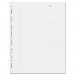 Blueline AFR9050R MiracleBind Ruled Paper Refill Sheets, 9-1/4 x 7-1/4, White, 50 Sheets/Pack