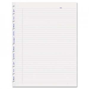 Blueline AFR11050R MiracleBind Ruled Paper Refill Sheets, 11 x 9-1/16, White, 50 Sheets/Pack