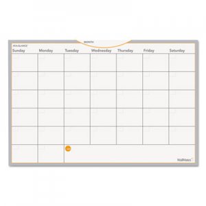 At-A-Glance AW402028 WallMates Self-Adhesive Dry Erase Monthly Planning Surface, 18 x 12