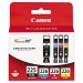 Canon CNM4530B008AA (PGI-225, CLI-226) Ink, Black/Cyan/Magenta/Yellow, 4/PK