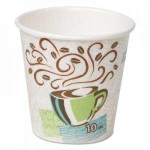 Dixie DXE5310DXPK Hot Cups, Paper, 10oz, Coffee Dreams Design, 25/Pack