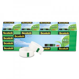 Scotch 81216P Magic Greener Tape, 3/4" x 900", 1" Core, 16/Pack