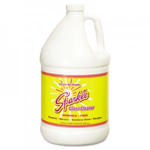 Sparkle FUN20500CT Glass Cleaner, 1 gal Bottle Refill, 4/Carton