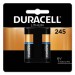 Duracell DURDL245BPK Ultra High Power Lithium Battery, 245, 6V, 1/EA