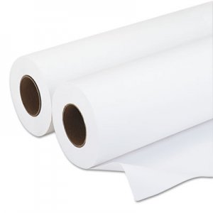 ICONEX ICX90750200 Amerigo Wide-Format Paper, 3" Core, 20 lb, 18" x 500 ft, Smooth White, 2/Pack